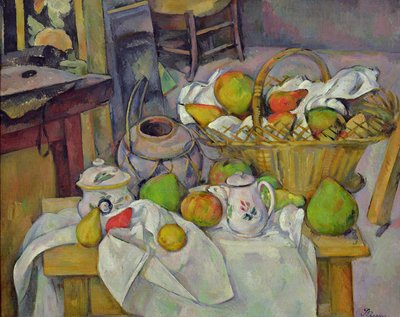 Still Life with Basket by Paul Cézanne